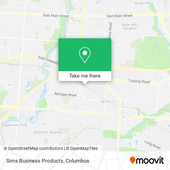 Sims Business Products map