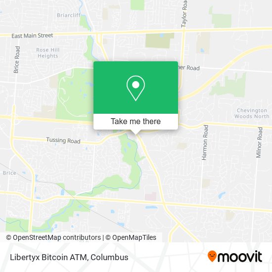 Mapa de Libertyx Bitcoin ATM