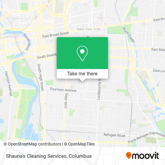 Mapa de Shauna's Cleaning Services