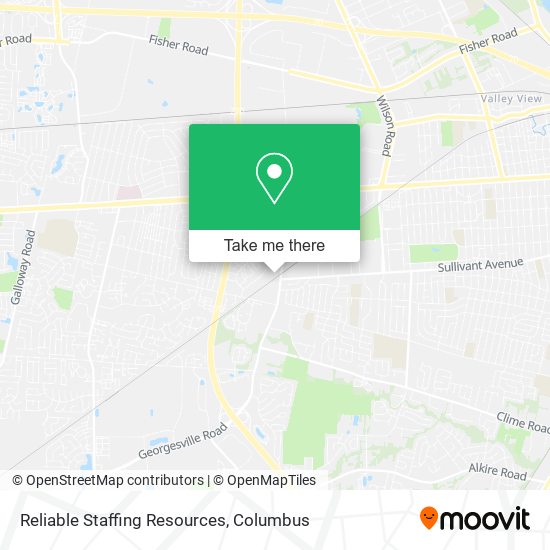 Reliable Staffing Resources map