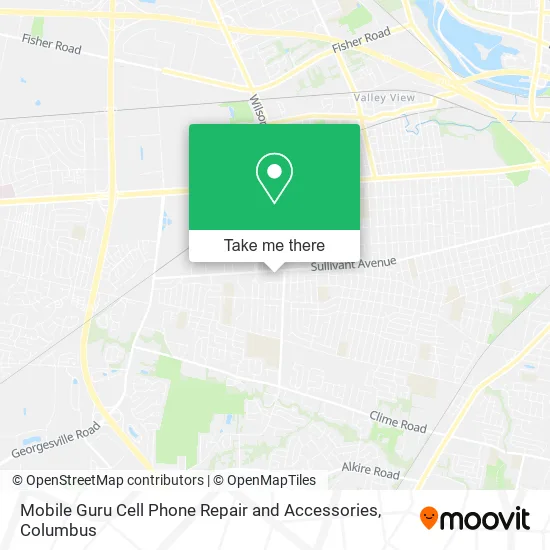 Mapa de Mobile Guru Cell Phone Repair and Accessories