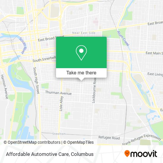 Affordable Automotive Care map