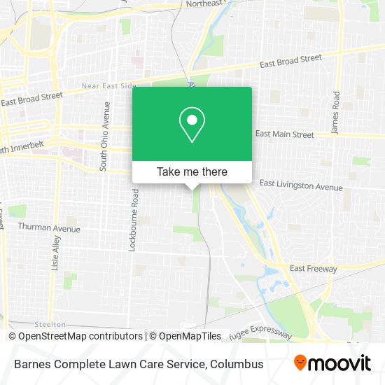 Mapa de Barnes Complete Lawn Care Service