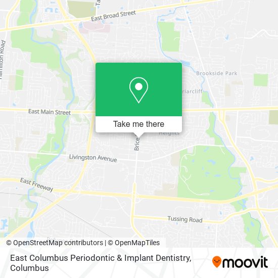 Mapa de East Columbus Periodontic & Implant Dentistry