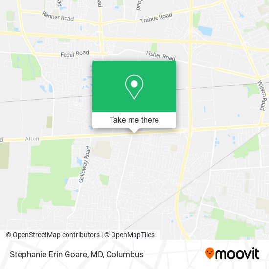 Stephanie Erin Goare, MD map