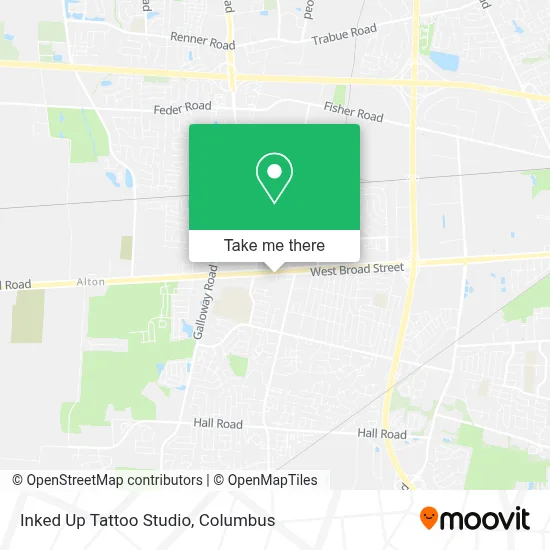 Inked Up Tattoo Studio map