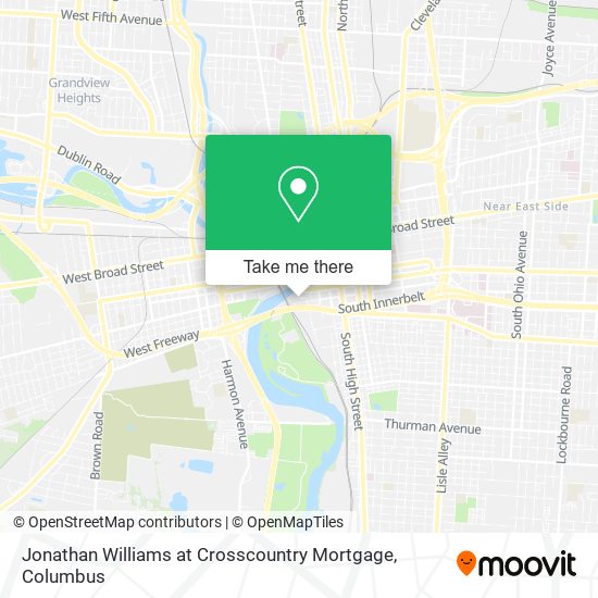 Mapa de Jonathan Williams at Crosscountry Mortgage