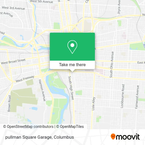 pullman Square Garage map