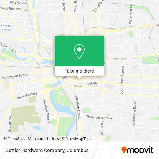 Zettler Hardware Company map