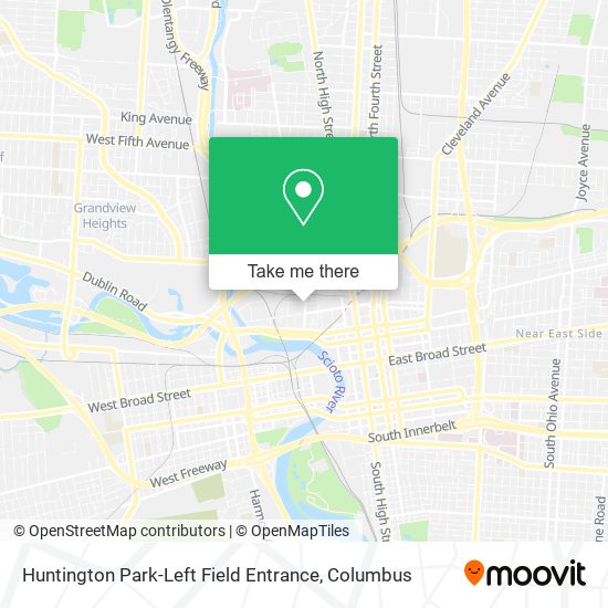 Huntington Park-Left Field Entrance map