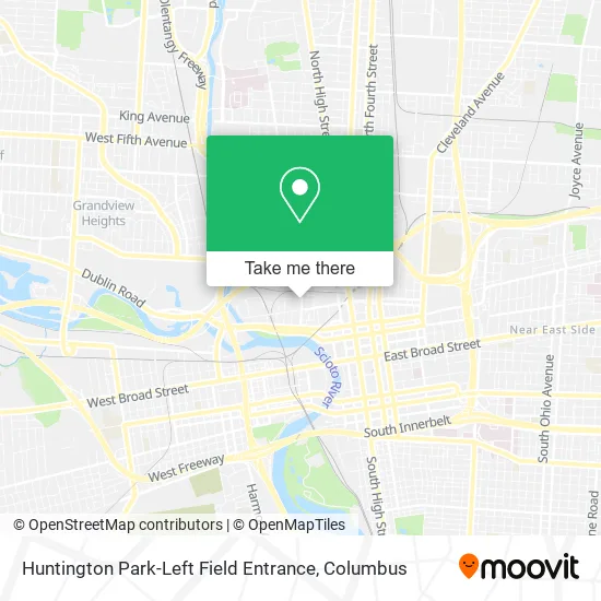 Mapa de Huntington Park-Left Field Entrance