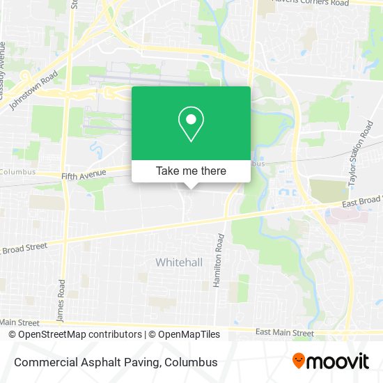 Commercial Asphalt Paving map