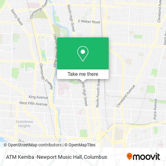 Mapa de ATM Kemba -Newport Music Hall