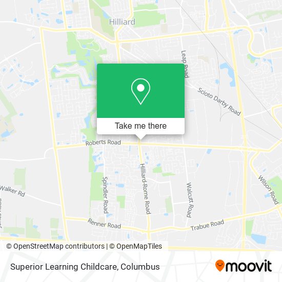 Superior Learning Childcare map