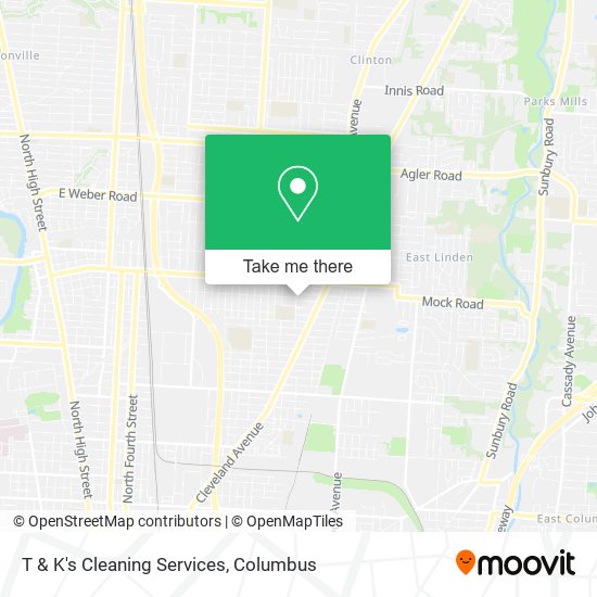 Mapa de T & K's Cleaning Services