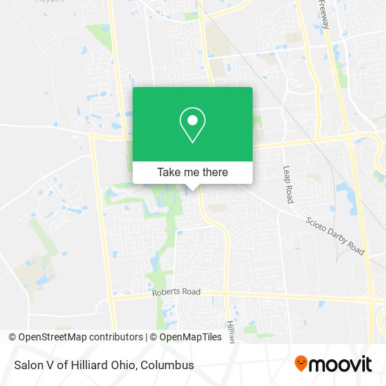 Mapa de Salon V of Hilliard Ohio