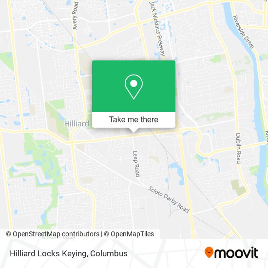 Hilliard Locks Keying map