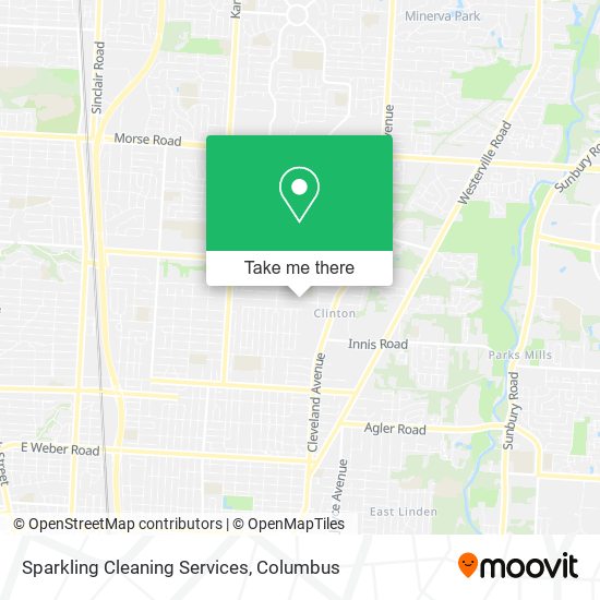 Mapa de Sparkling Cleaning Services
