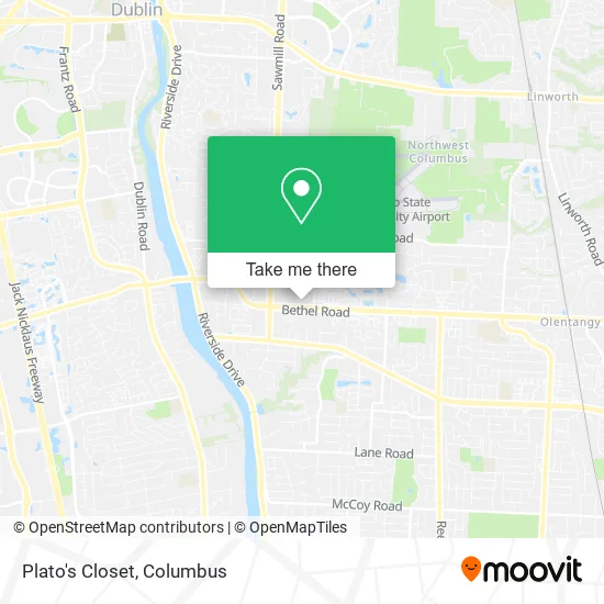 Plato's Closet map