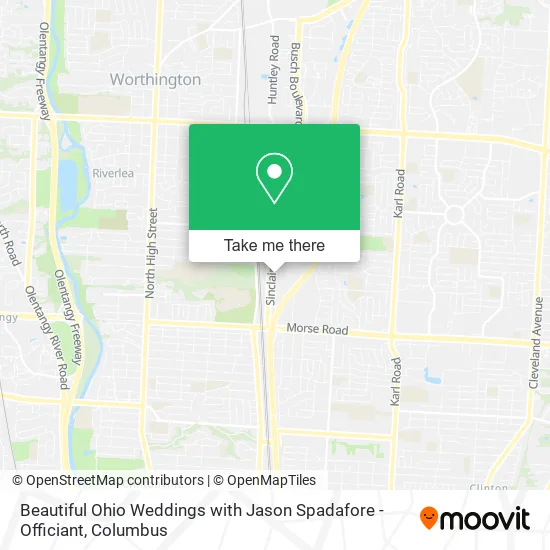 Beautiful Ohio Weddings with Jason Spadafore - Officiant map