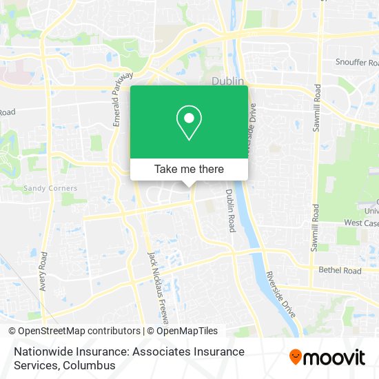 Nationwide Insurance: Associates Insurance Services map