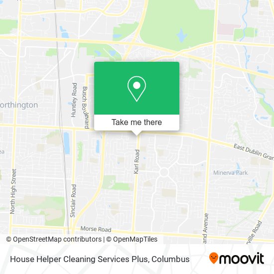 House Helper Cleaning Services Plus map