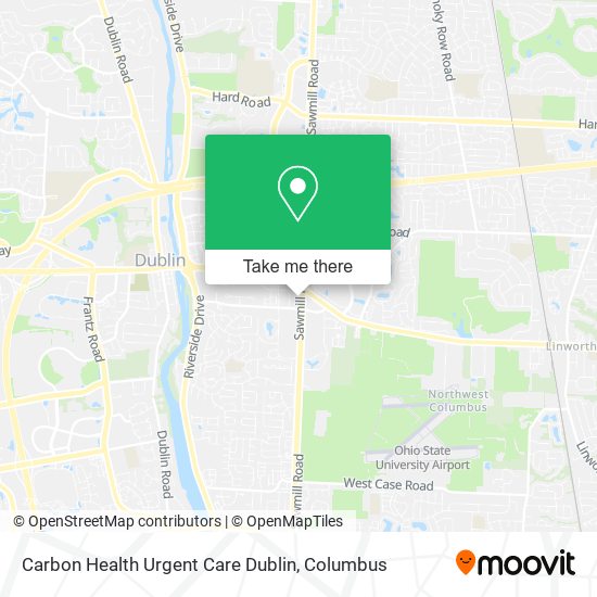 Mapa de Carbon Health Urgent Care Dublin