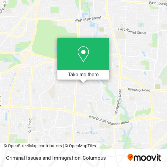 Criminal Issues and Immigration map