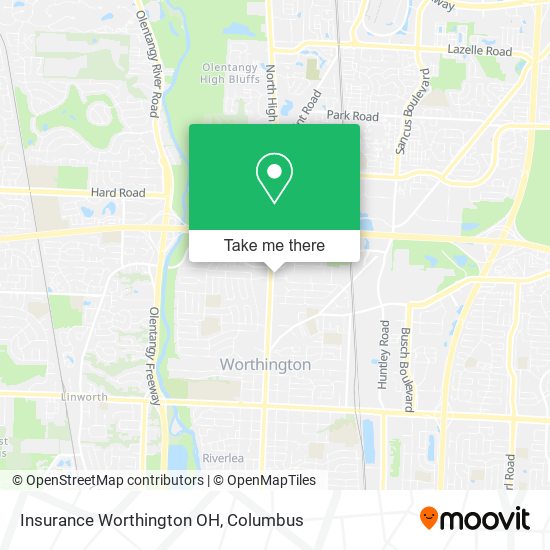 Mapa de Insurance Worthington OH