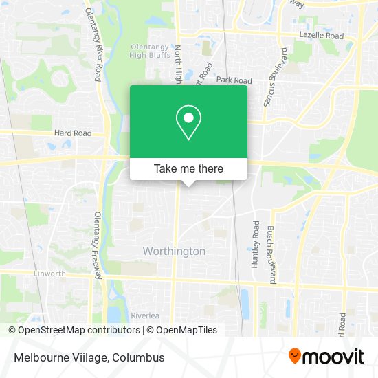 Mapa de Melbourne Viilage