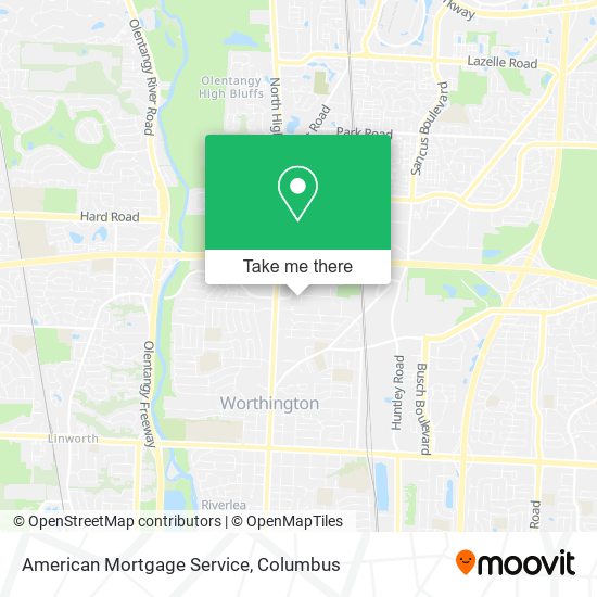 American Mortgage Service map