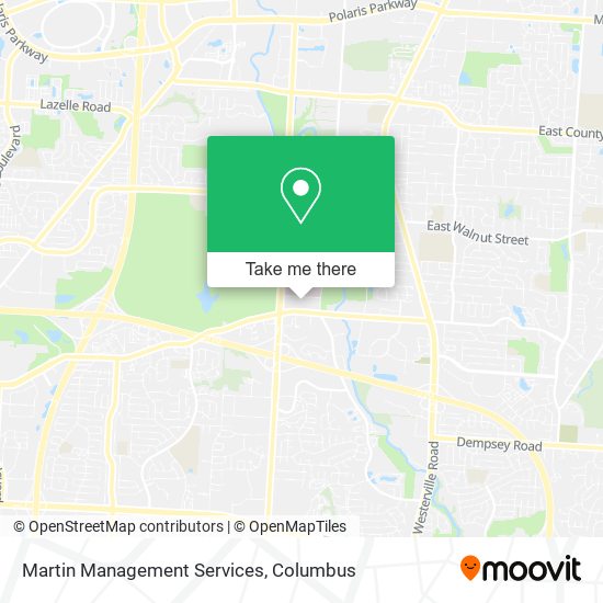 Martin Management Services map