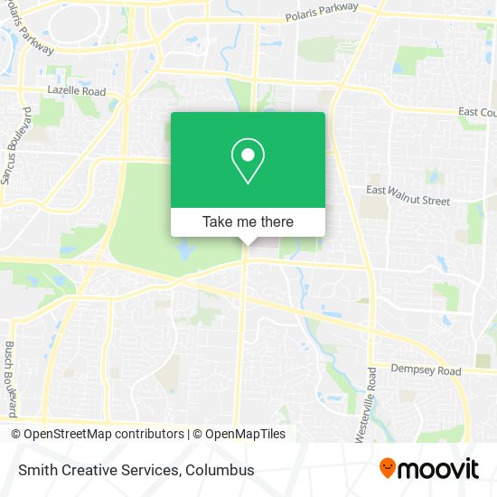 Smith Creative Services map