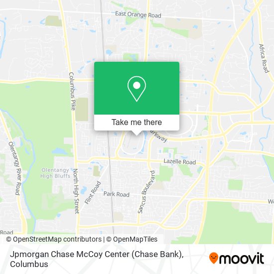 Mapa de Jpmorgan Chase McCoy Center (Chase Bank)