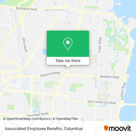 Associated Employee Benefits map