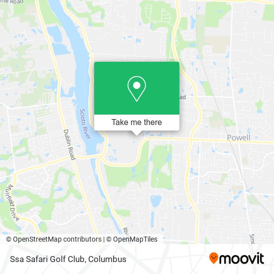 Ssa Safari Golf Club map