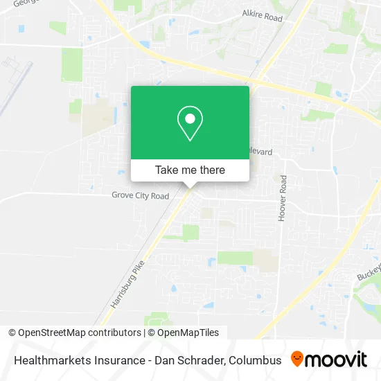 Mapa de Healthmarkets Insurance - Dan Schrader
