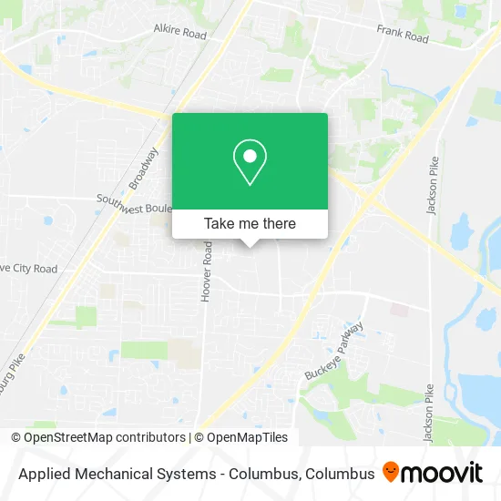 Applied Mechanical Systems - Columbus map