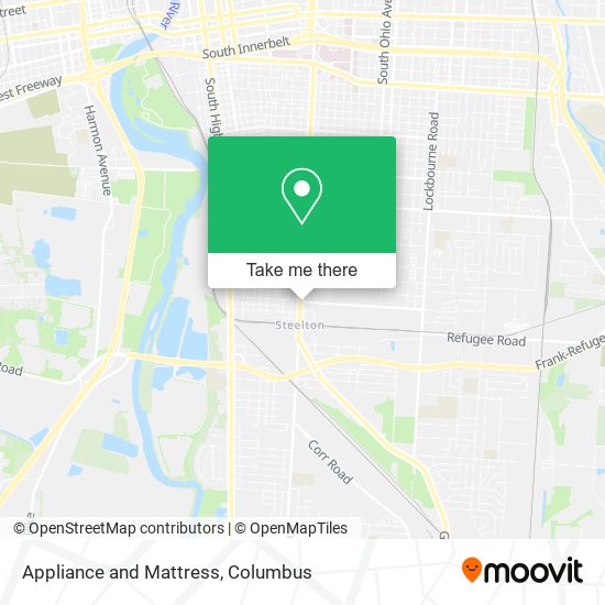 Appliance and Mattress map