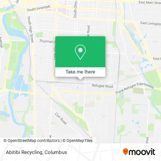 Abitibi Recycling map