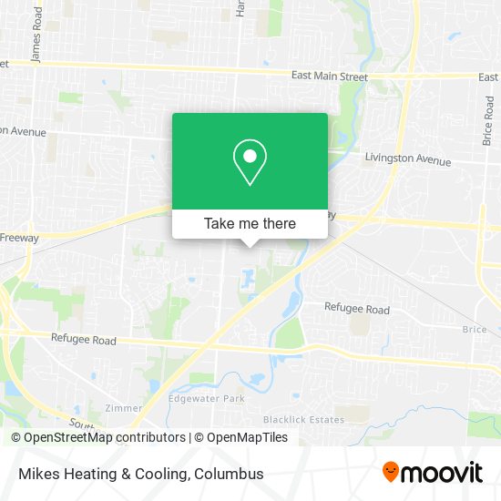 Mapa de Mikes Heating & Cooling