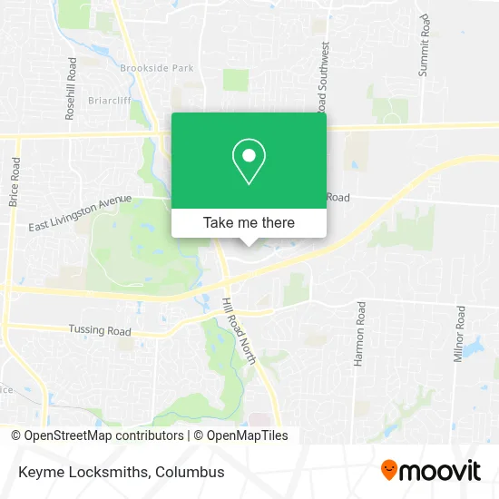 Keyme Locksmiths map