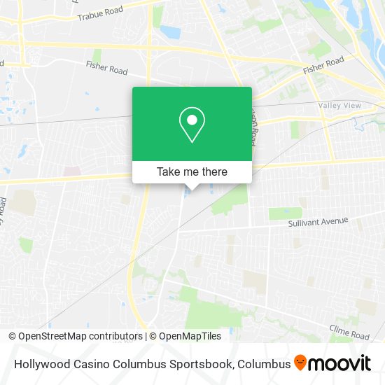 Hollywood Casino Columbus Sportsbook map