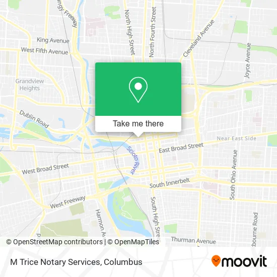 Mapa de M Trice Notary Services