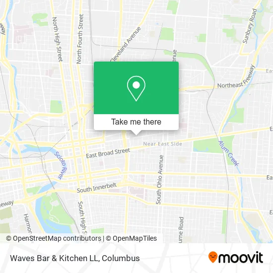 Mapa de Waves Bar & Kitchen LL