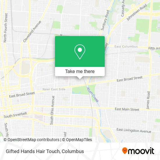 Gifted Hands Hair Touch map
