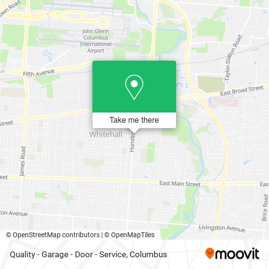 Quality - Garage - Door - Service map