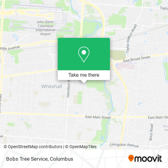 Mapa de Bobs Tree Service