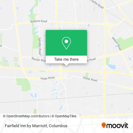 Mapa de Fairfield Inn by Marriott