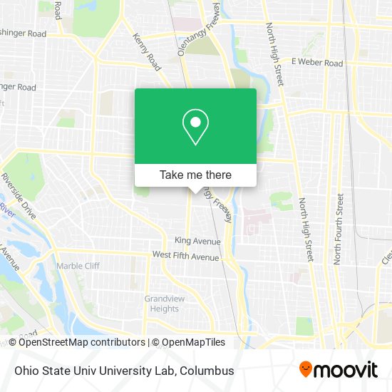 Ohio State Univ University Lab map